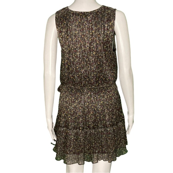 NWT Ramy Brook Lela Olive Multi Print Mini Dress - Sz S - Picture 4 of 9